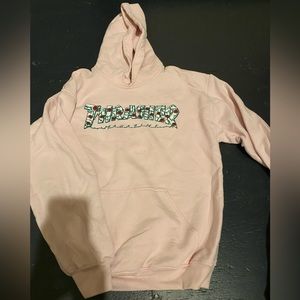 Pink thrasher hoodie